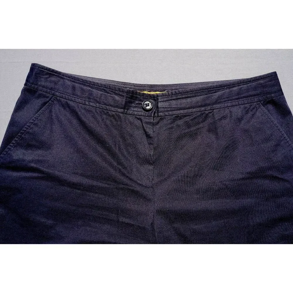 Tory Burch Stretch Ankle Pants , Trousers Navy Blue Woman's Size 6